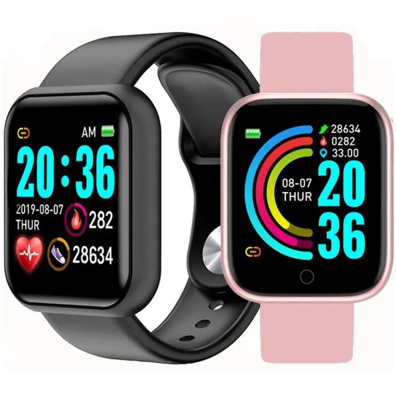 Visuwatch: Relógio Smartwatch D20 - Tela Personalizável, Compatível com iOS e Android